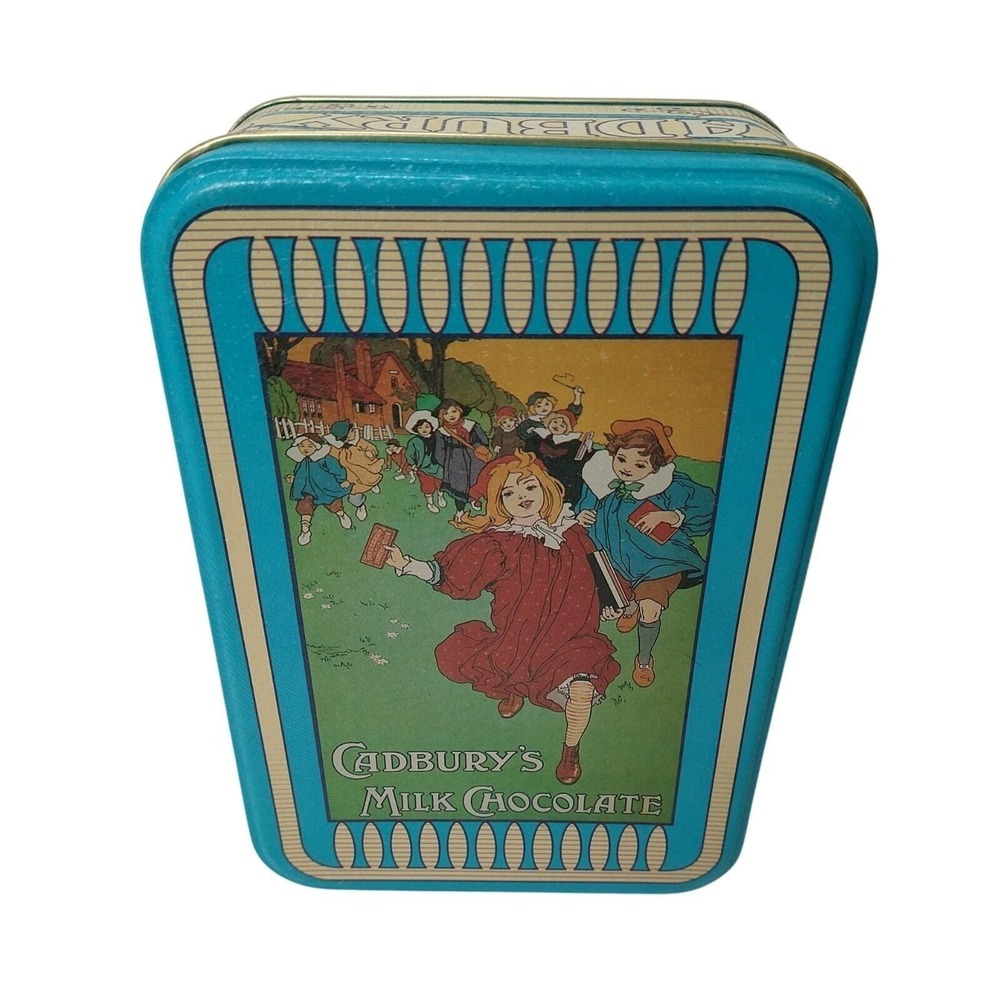 VINTAGE 1998 Cadbury's Almond Joy Square Tin